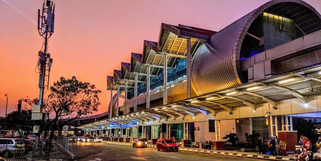 Außenaufnahme des Jakarta Airports