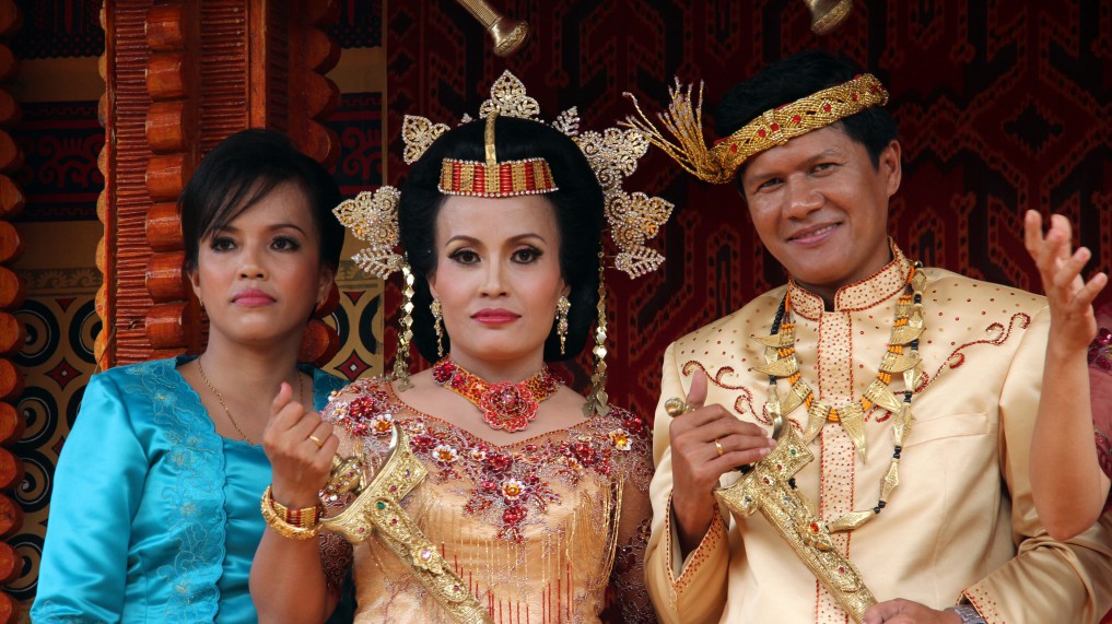 Sulawesi Traditionelle Hochzeitszeremonie in Tana Toraja