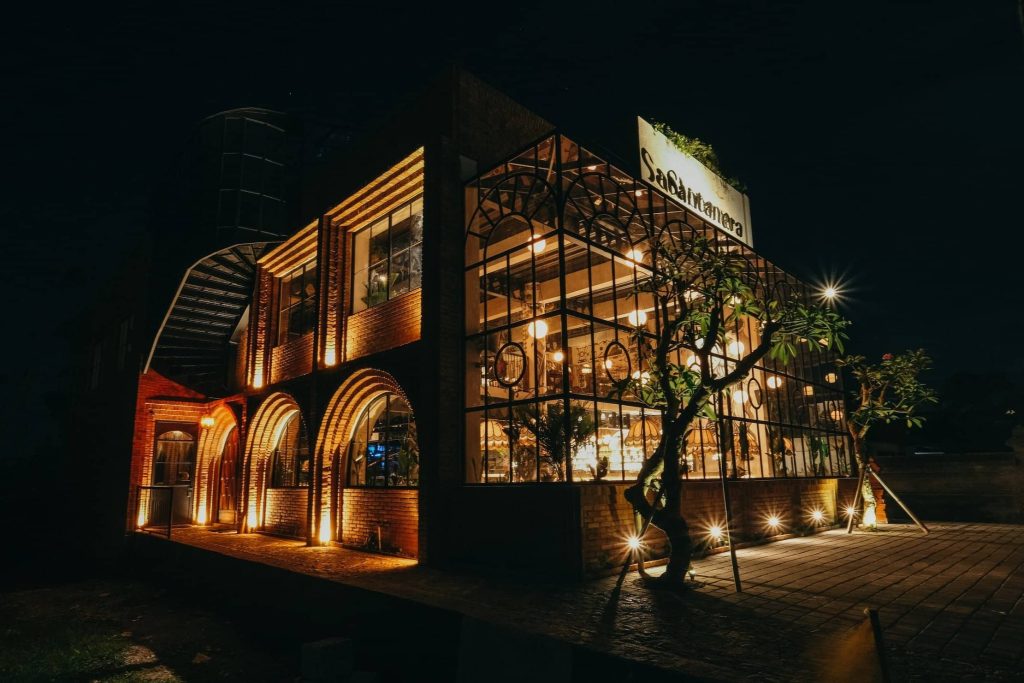 Bali: Santanera Restaurant - Außenansicht