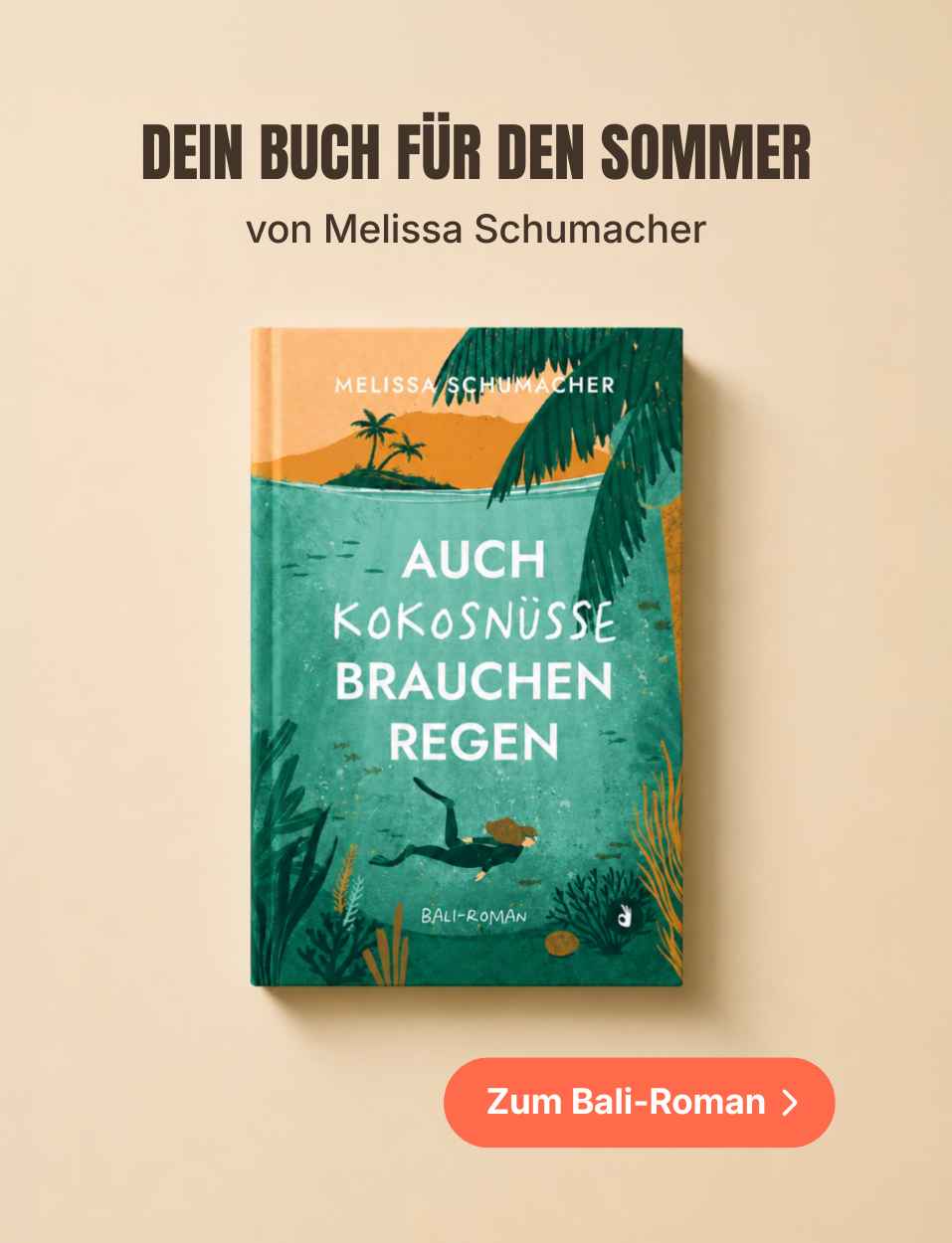 buchcover bali roman auch kokosnuesse brauchen regen