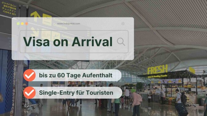 e-Visa on Arrival für Indonesien & Bali online beantragen (B1 Visum) 2026